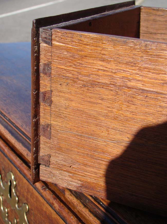 An English George I period walnut and oak Dressing Table circa 1720 — image 5